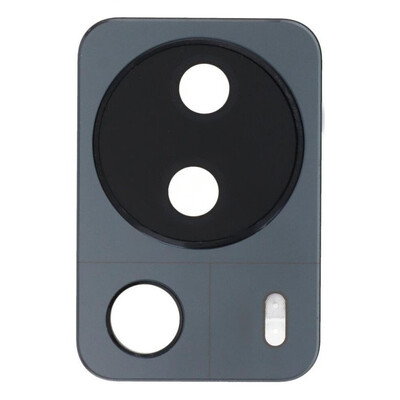 Camera Lens Glass With Frame For Xiaomi 13 Lite Black By - Maxbhi Com