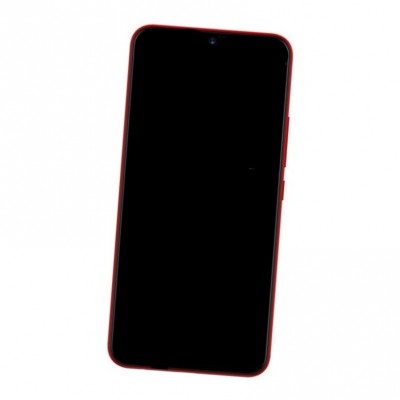 Camera Lens Glass with Frame for UMIDIGI F1 Red