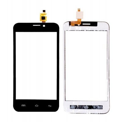 Touch Screen Digitizer For Intex Aqua Q4 Black By - Maxbhi Com