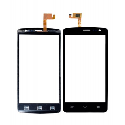 Touch Screen Digitizer For Spice Stellar 507 Black By - Maxbhi Com