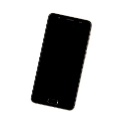 Camera Lens Glass with Frame for Panasonic Eluga Ray 500 Black & Champagne Gold