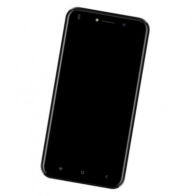 Camera Lens Glass with Frame for M-Tech Foto3 Black