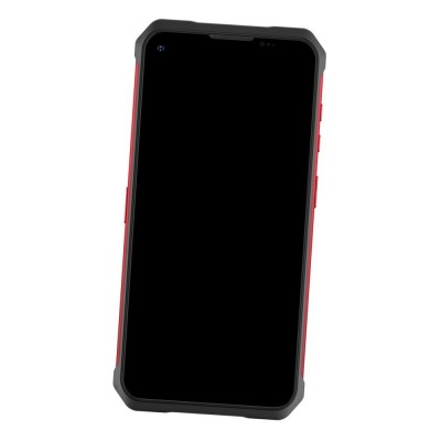 Camera Lens Glass with Frame for Doogee V11 Red