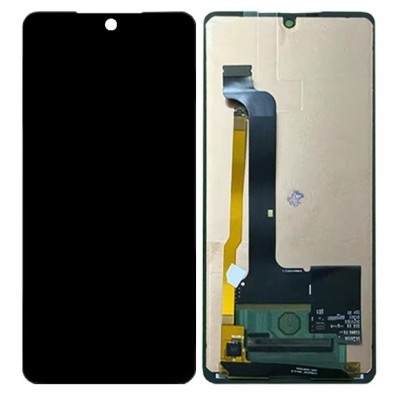 Lcd With Touch Screen For Sharp Aquos Sense 7 Black By - Maxbhi Com