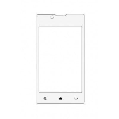 Touch Screen Digitizer For Hitech Amaze S305 White By - Maxbhi.com