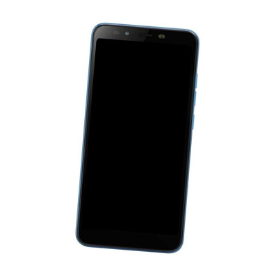 Camera Lens Glass with Frame for Infinix Smart 2 Blue