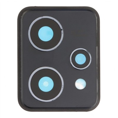 Camera Lens Glass With Frame For Realme 9 5g Black By - Maxbhi Com