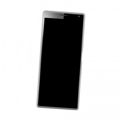 Camera Lens Glass with Frame for Sony Xperia 10 Silver
