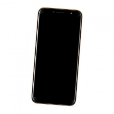 Camera Lens Glass with Frame for BLU J6 Black