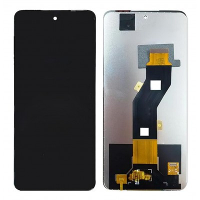 Lcd With Touch Screen For Itel P55 Plus White By - Maxbhi Com