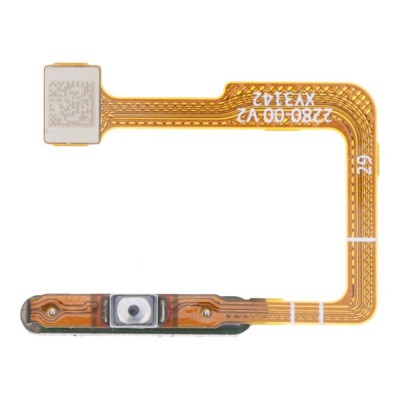 Fingerprint Sensor Flex Cable For Xiaomi Poco F5 5g White By - Maxbhi Com