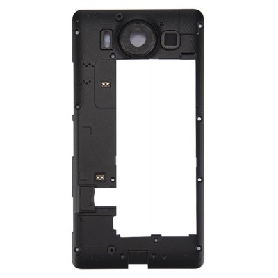 Middle Frame Ring Only For Microsoft Lumia 950 Orange By - Maxbhi Com