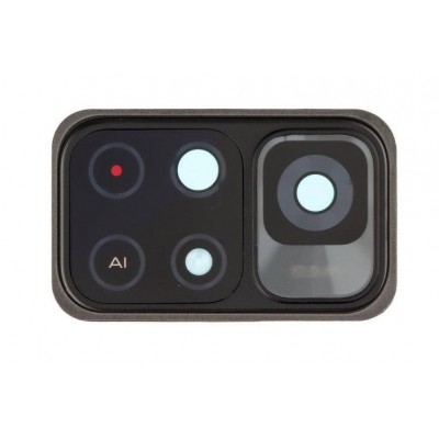 Camera Lens Glass With Frame For Xiaomi Redmi Note 11 China 5g Black By - Maxbhi Com