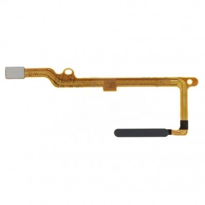 Fingerprint Sensor Flex Cable For Honor X8 Black By - Maxbhi Com