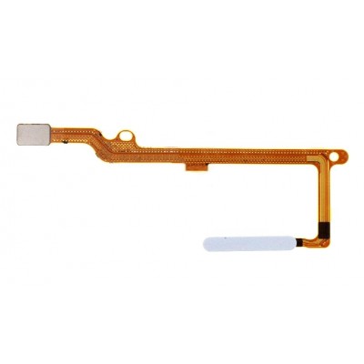 Fingerprint Sensor Flex Cable For Honor X8 White By - Maxbhi Com