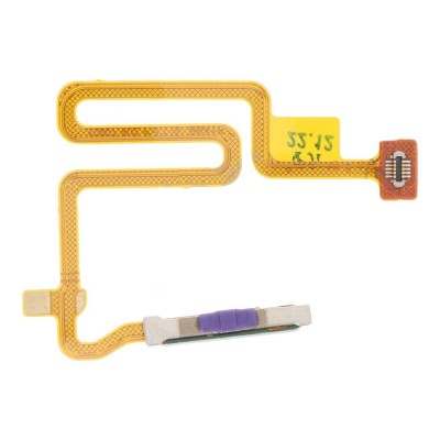 Fingerprint Sensor Flex Cable For Oppo A54s White By - Maxbhi Com