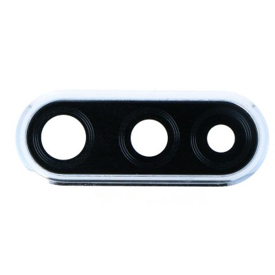 Camera Lens Glass With Frame For Huawei Nova 4e White By - Maxbhi Com