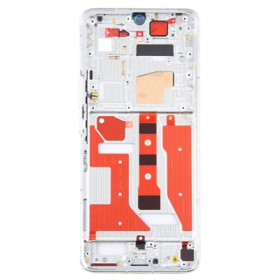 Lcd Frame Middle Chassis For Honor Magic4 5g White By - Maxbhi Com