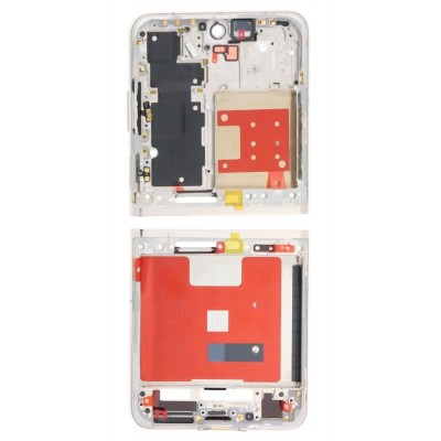 Lcd Frame Middle Chassis For Huawei P50 Pocket 4g Al00 Gold By - Maxbhi Com