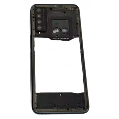 Middle Frame Ring Only For Tcl 20 R 5g Black By - Maxbhi Com