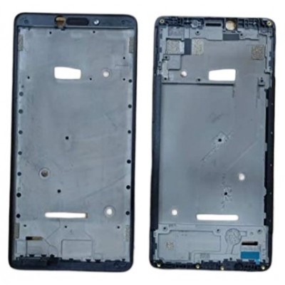 Lcd Frame Middle Chassis For Itel A55 White By - Maxbhi Com