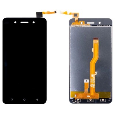LCD with Touch Screen for Itel A17 Black