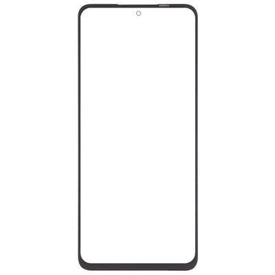 Replacement Front Glass For Oppo K11 Black By - Maxbhi Com