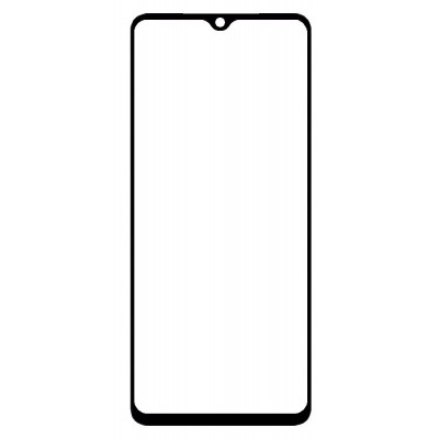 Replacement Front Glass For Xiaomi Redmi A3 Black By - Maxbhi Com