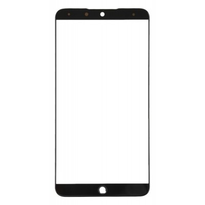 Replacement Front Glass For Meizu 15 Plus Black By - Maxbhi Com