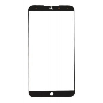 Replacement Front Glass For Meizu 15 Plus Black By - Maxbhi Com