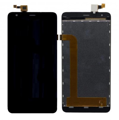 LCD with Touch Screen for Intex Aqua Life III Black