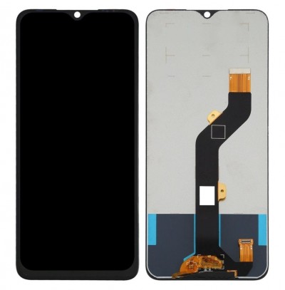 Lcd With Touch Screen For Itel P38 Black By - Maxbhi Com