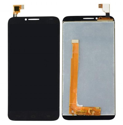 Lcd With Touch Screen For Alcatel One Touch Idol 2 Black By - Maxbhi Com