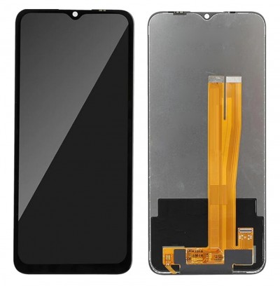 Lcd With Touch Screen For Oukitel C35 Black By - Maxbhi Com
