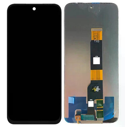 Lcd With Touch Screen For Itel City 200 Black By - Maxbhi Com