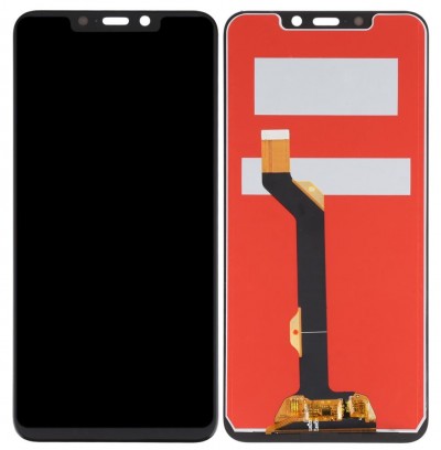 Display for Infinix Note 6 Black (Combo Folder) by Maxbhi.com