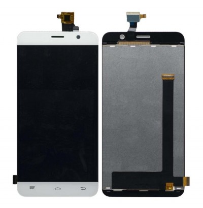 Lcd With Touch Screen For Intex Cloud 4g Smart White By - Maxbhi Com