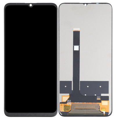 Lcd With Touch Screen For Honor X10 Max 5g Black By - Maxbhi Com
