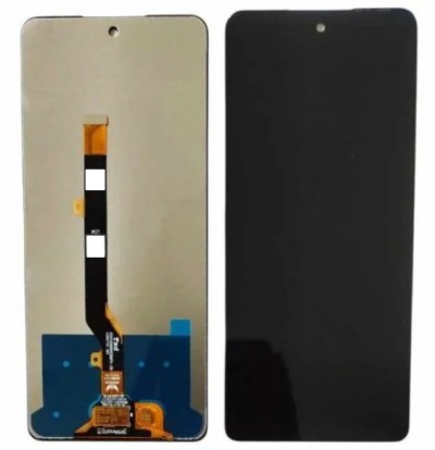 Lcd With Touch Screen For Lava Storm 5g Black By - Maxbhi Com