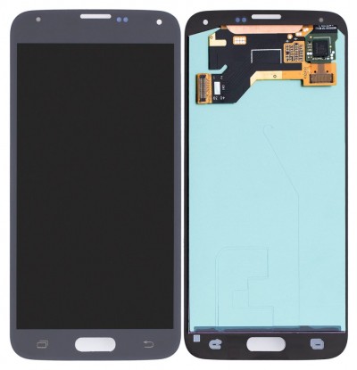 Lcd With Touch Screen For Samsung Galaxy S5 Duos Black By - Maxbhi Com