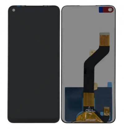Display for Infinix Hot 10 White (Combo Folder) by Maxbhi.com
