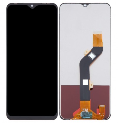 Lcd With Touch Screen For Itel P38 Pro Black By - Maxbhi Com