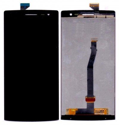 Lcd With Touch Screen For Oppo Find 7a Black By - Maxbhi Com