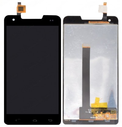 Lcd With Touch Screen For Intex Aqua Amaze Black By - Maxbhi Com