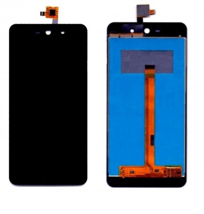 Lcd With Touch Screen For Micromax Canvas Selfie Lens Black By - Maxbhi Com