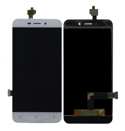 Lcd With Touch Screen For Karbonn Titanium Vista 4g White Champagne By - Maxbhi Com