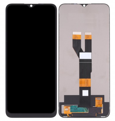 Lcd With Touch Screen For Realme Narzo 50i Black By - Maxbhi Com