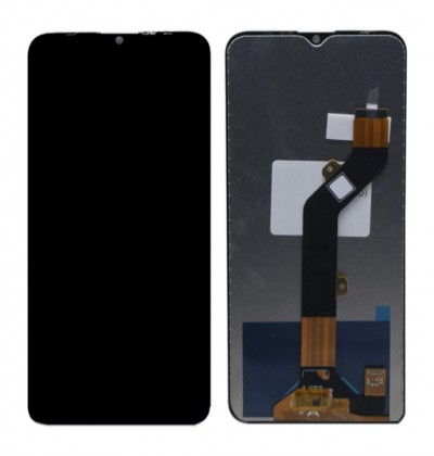 Lcd With Touch Screen For Lava Benco V80 White By - Maxbhi Com