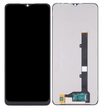 Lcd With Touch Screen For Zte Blade A52 Black By - Maxbhi Com
