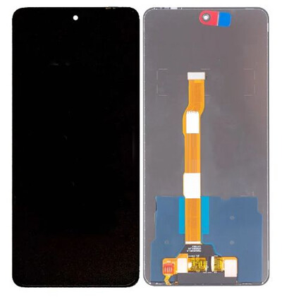 Lcd With Touch Screen For Vivo Iqoo Z7x Black By - Maxbhi Com
